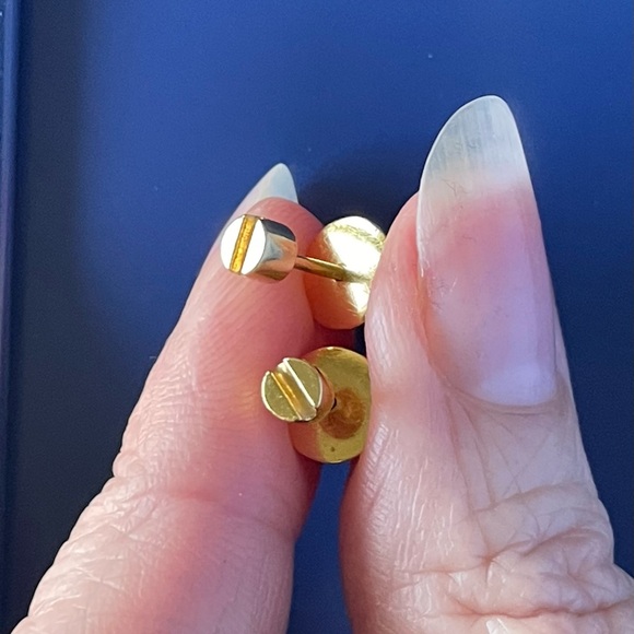 AUVERE TACK STUD EARRINGS - Picture 7 of 11